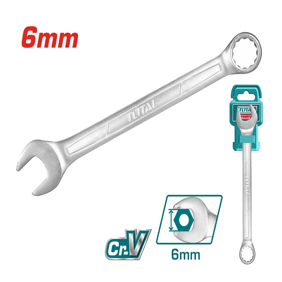 Llave Combinada 6mm Industrial Total Tcspa061 1