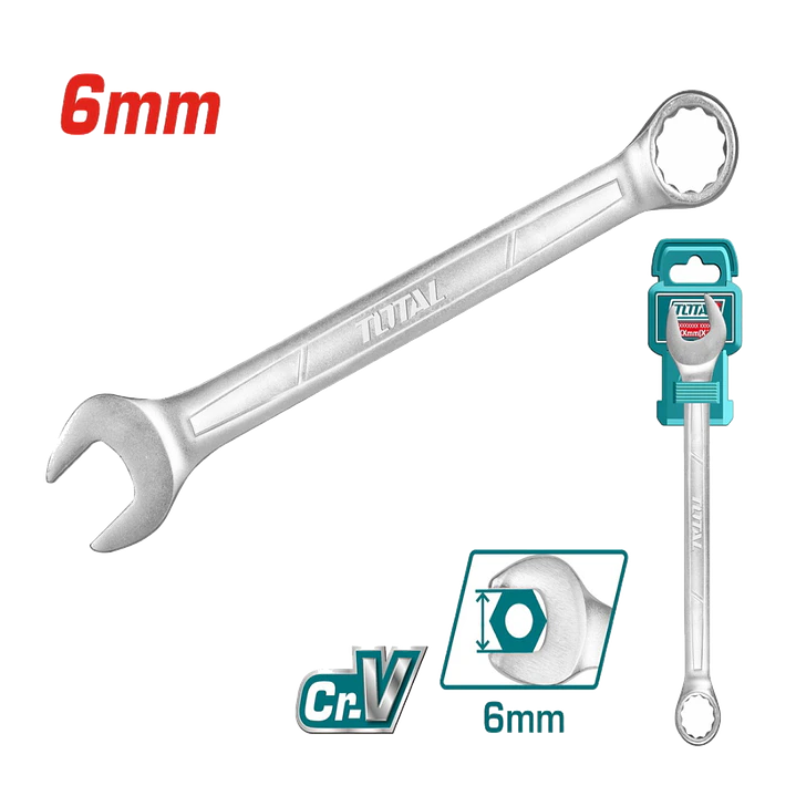Llave Combinada 6mm Industrial Total Tcspa061 1
