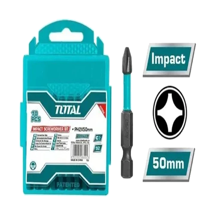 JGO PUNTAS MAGNET IMPACT 10PCS PH2 50MM 1