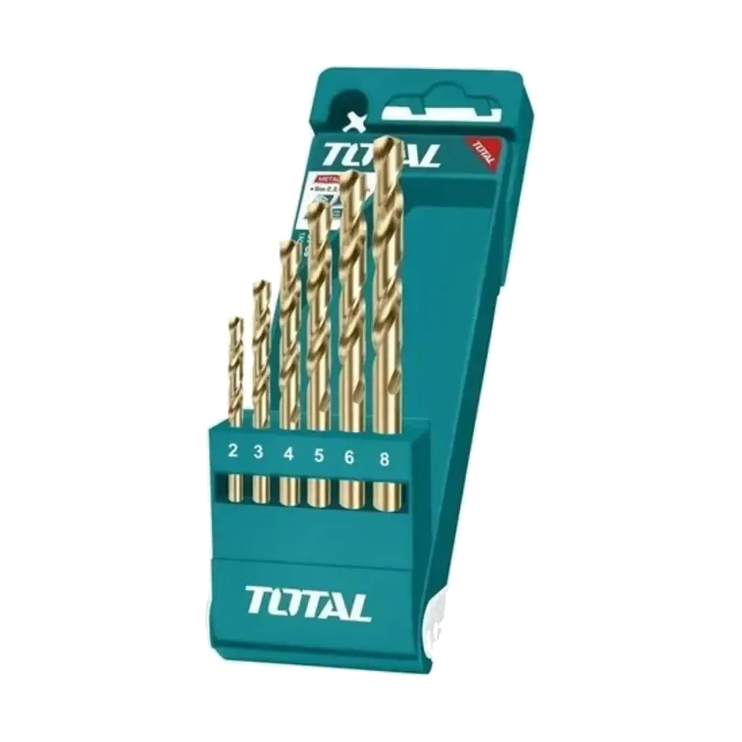 Set Juego Brocas Para Metal 6 Piezas Total Tacsd0065 1