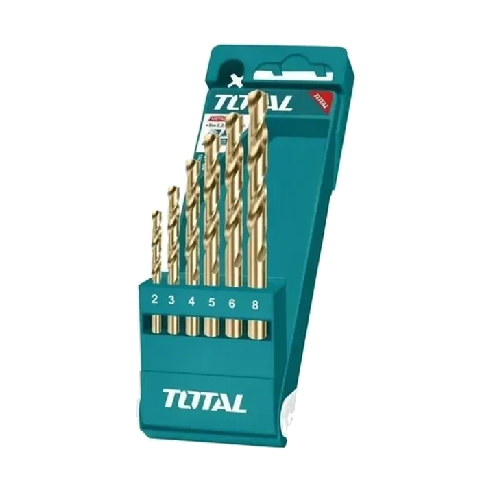 Set Juego Brocas Para Metal 6 Piezas Total Tacsd0065 1