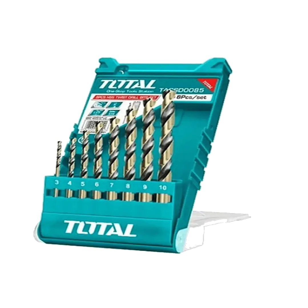 Set Juego Brocas Para Metal 8 Piezas Total Tacsd0085 1