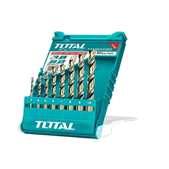 Set Juego Brocas Para Metal 8 Piezas Total Tacsd0085 1