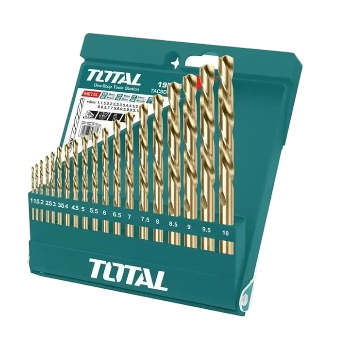 JGO BROCAS X19PCS P/ METAL HSS TOTAL 1