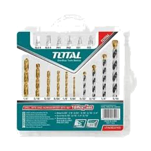 Set Puntas Mechas Metal Concreto 16 Piezas Total Tacsd3165