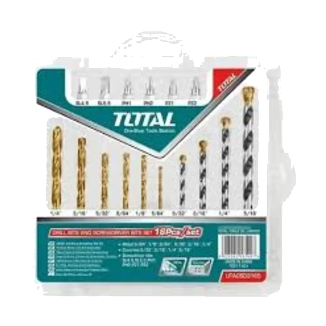 Set Puntas Mechas Metal Concreto 16 Piezas Total Tacsd3165 1