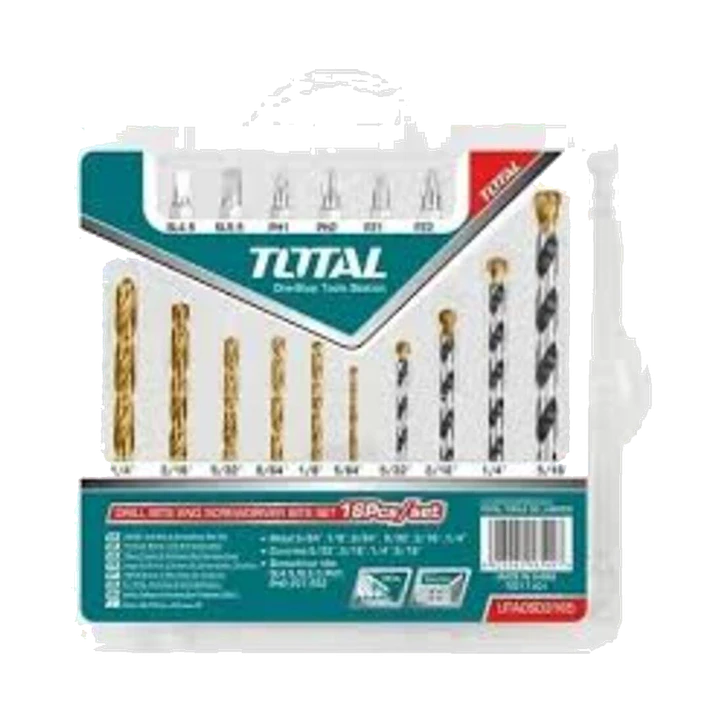 Set Puntas Mechas Metal Concreto 16 Piezas Total Tacsd3165 1