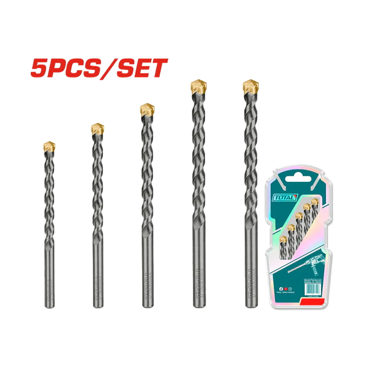 JGO BROCAS X5PCS P/ CONCRETO TOTAL 1