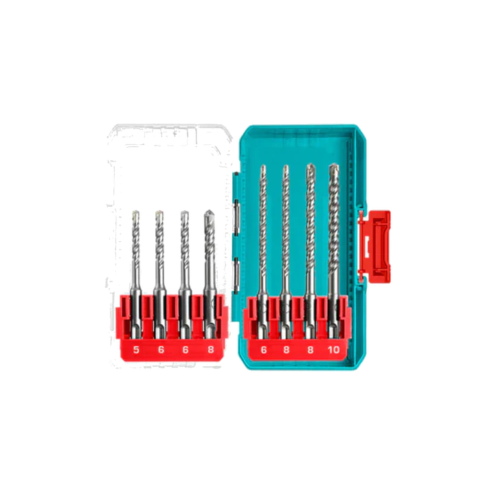Kit Juego De Brocas Sds-plus 8 Piezas Total Tacsdl11806 1