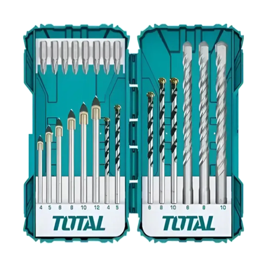Juego Brocas Y Puntas P/ Atornillador Taladro 22 Pcs Total 1
