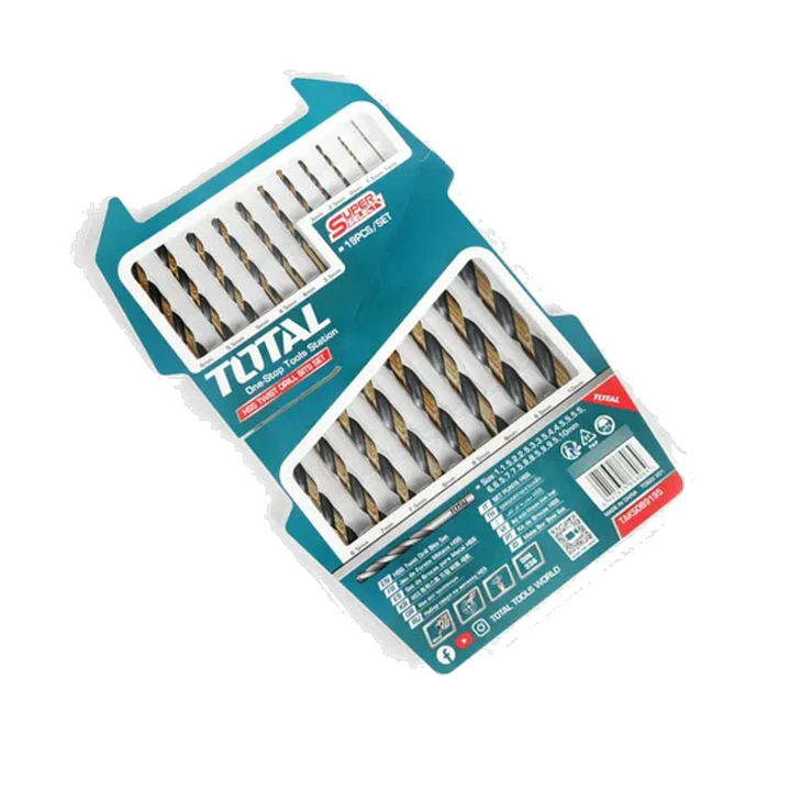 Juego De Brocas 19 Piezas P/ Metal Hss Total Taksdb9195 1