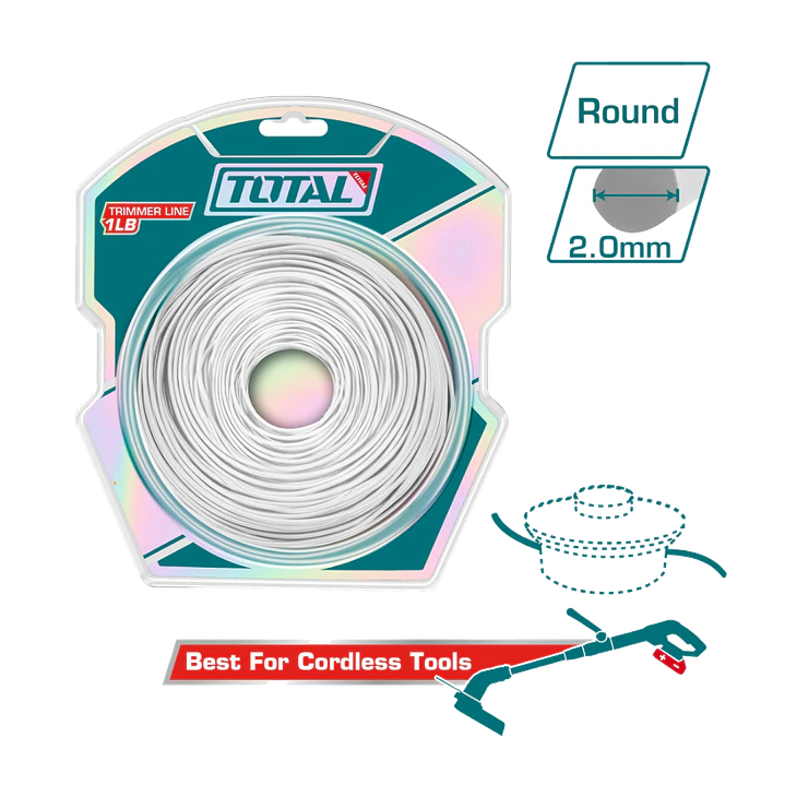 HILO NYLON PARA ORILLADORA 2.0MM 1LB TOTAL 1
