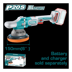 PULIDORA INALAMBRICO 150MM 20V TOTAL SIN BATERIA SIN CARGADOR