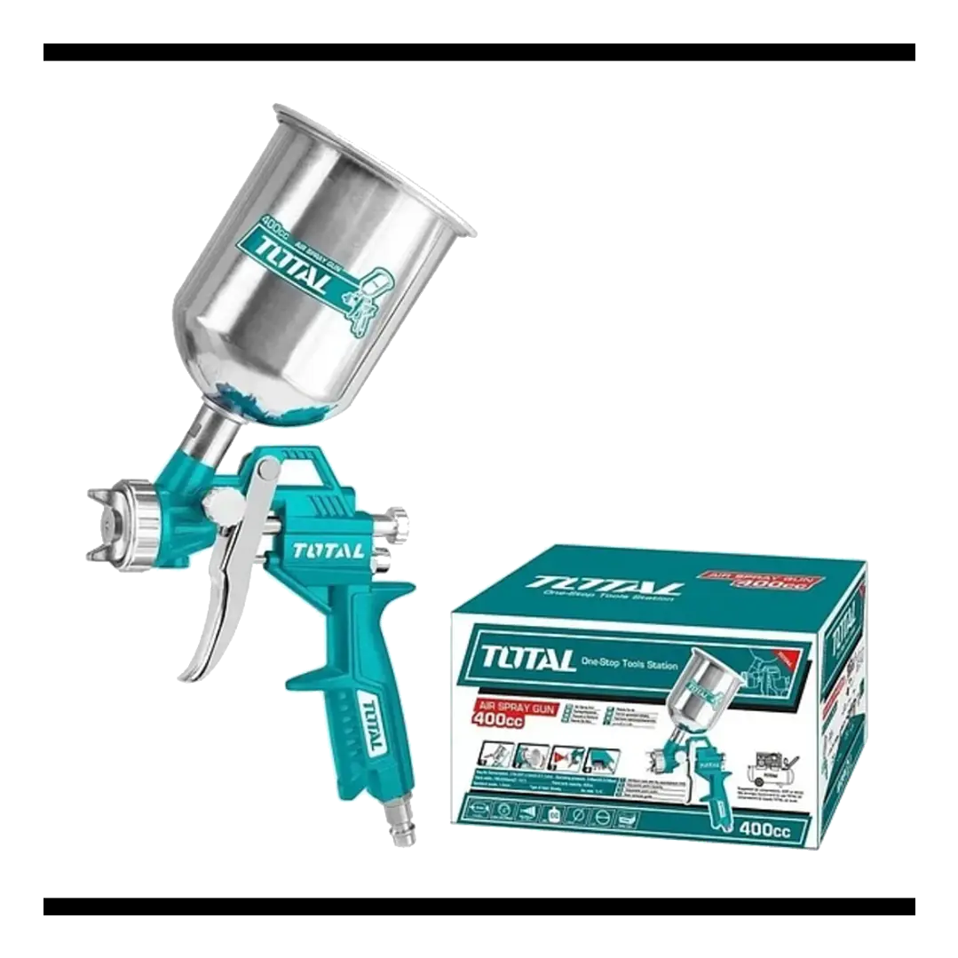 Pistola De Pintura 400cc De Aire 1.5mm Total Tat10401 1