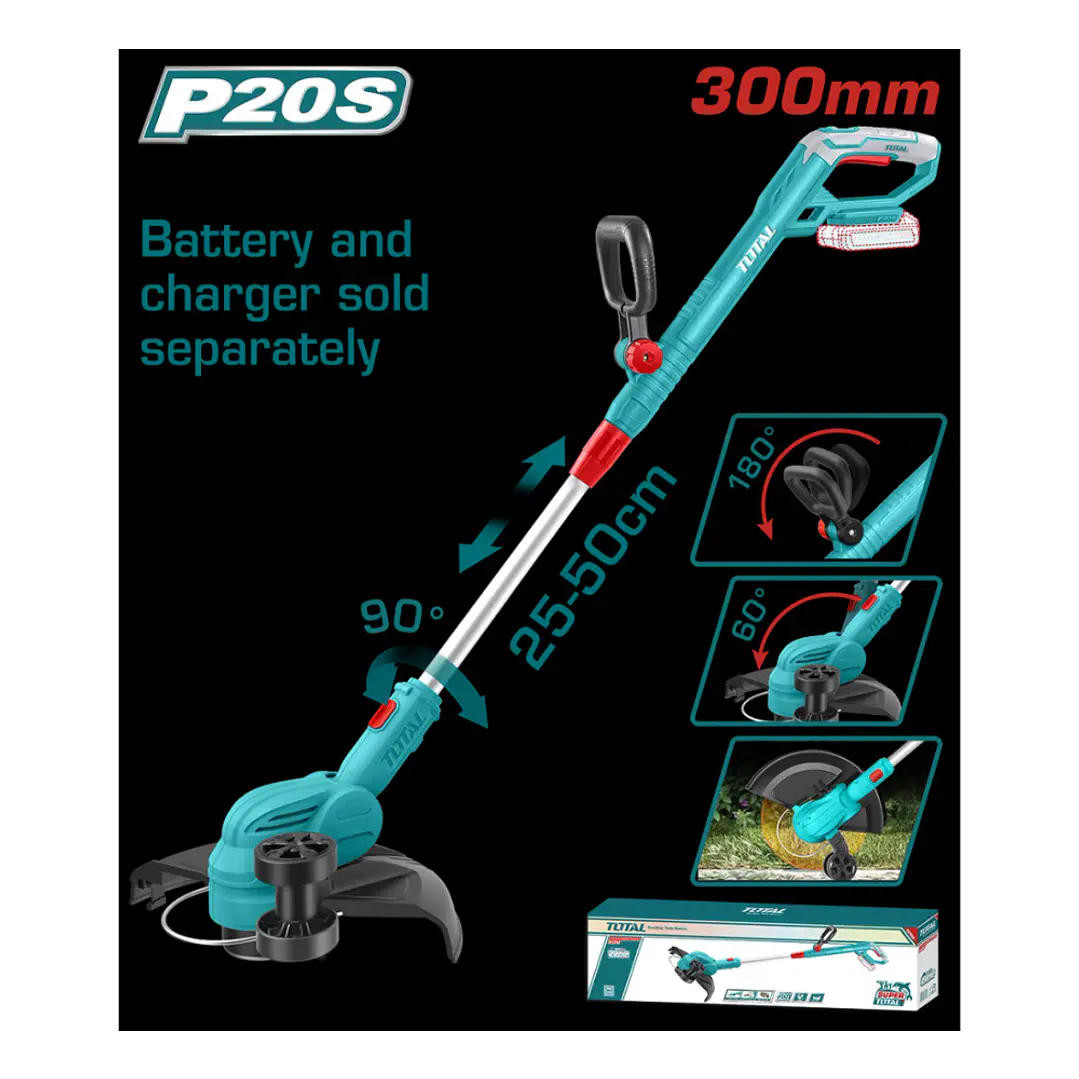 ORILLADORA INALAMBRICO 20V 8200 RPM TOTAL SIN BATERIA SIN CARGADOR 1