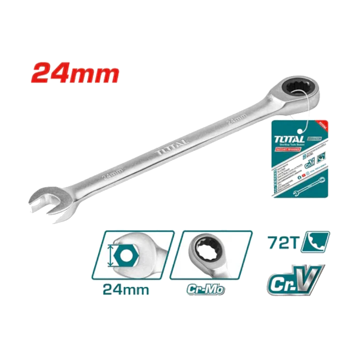 LLAVE PUNTA CORONA CON CHICHARRA 24MM TOTAL 1