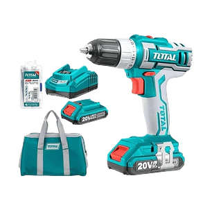 Taladro Atornillador Inalámbrico 10mm 20v 2bt Total TDLI2002