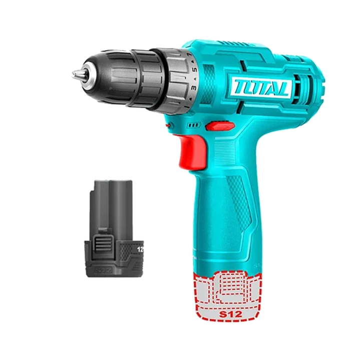 Taladro Atornillador Inalambrico 12v Bat Total Tdli12428 1