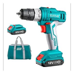 Taladro Atornillador Inalambrico 12v 2bat Total Tdli1222