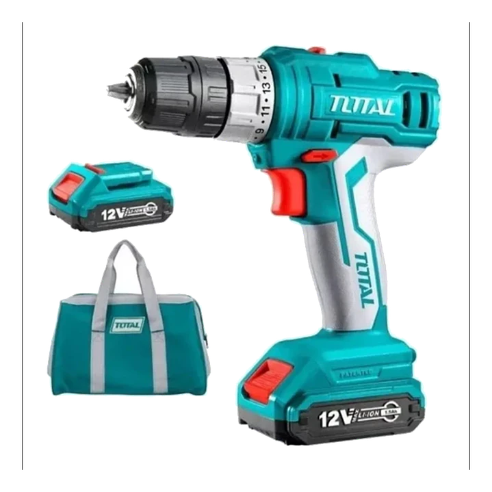 Taladro Atornillador Inalambrico 12v 2bat Total Tdli1222 1