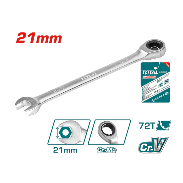 LLAVE PUNTA CORONA CON CHICHARRA 21MM TOTAL 1