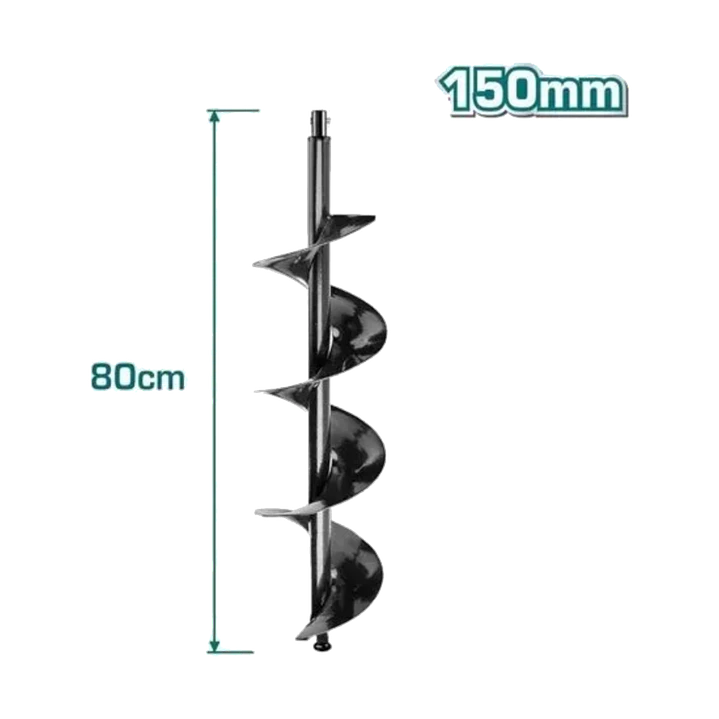 BROCA PARA BARRENO 150MM X 80CM TOTAL 1