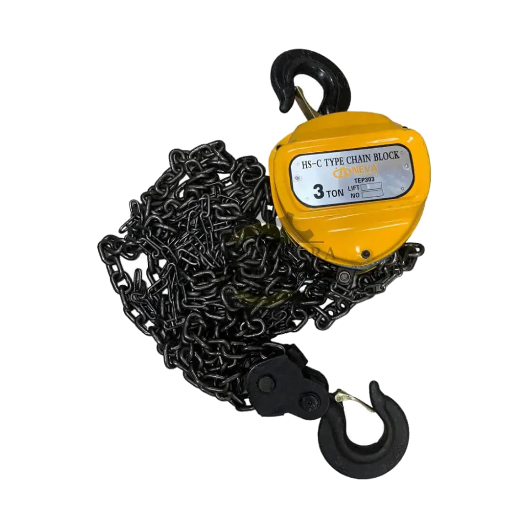 TECLE MANUAL 3 TON AMARILLO NEVA 1