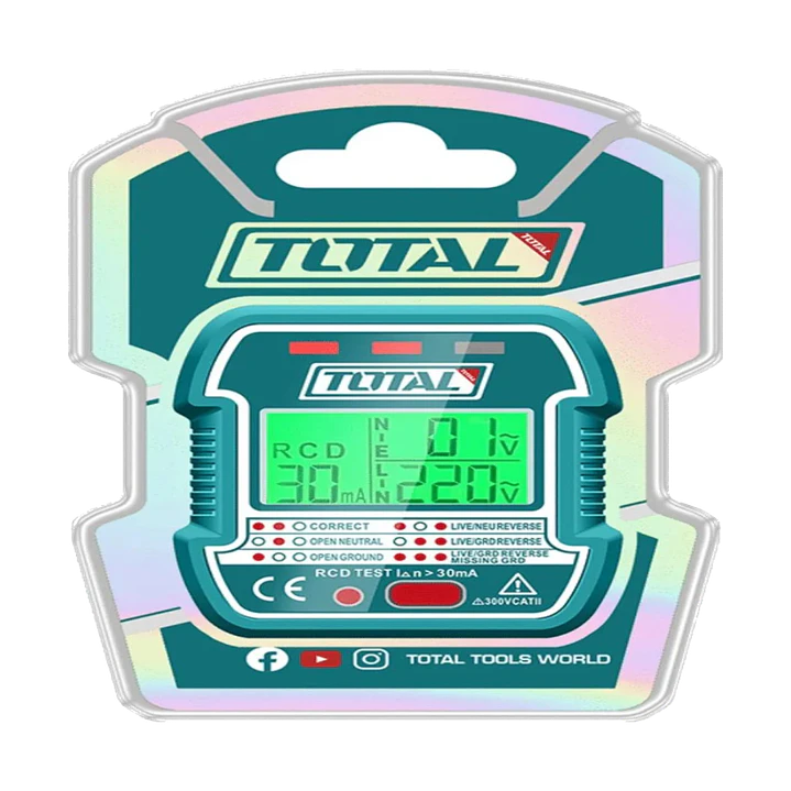 TESTER DE ENCHUFES TOTAL 1
