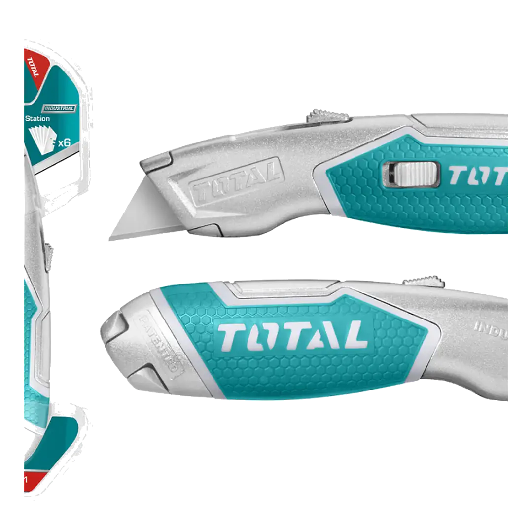Cuchillo Cartonero Retráctil Total Tg5126101 1