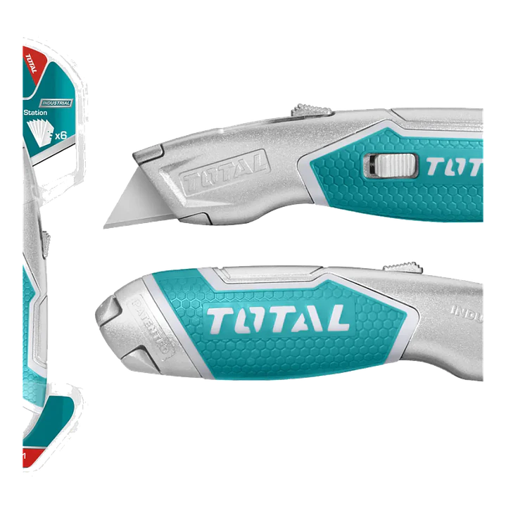 Cuchillo Cartonero Retráctil Total Tg5126101 1