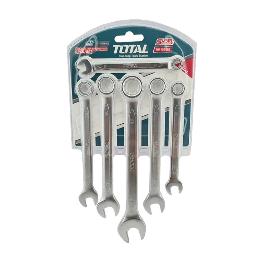 Set Llaves Punta Corona 6 Piezas Total Tht102266 1