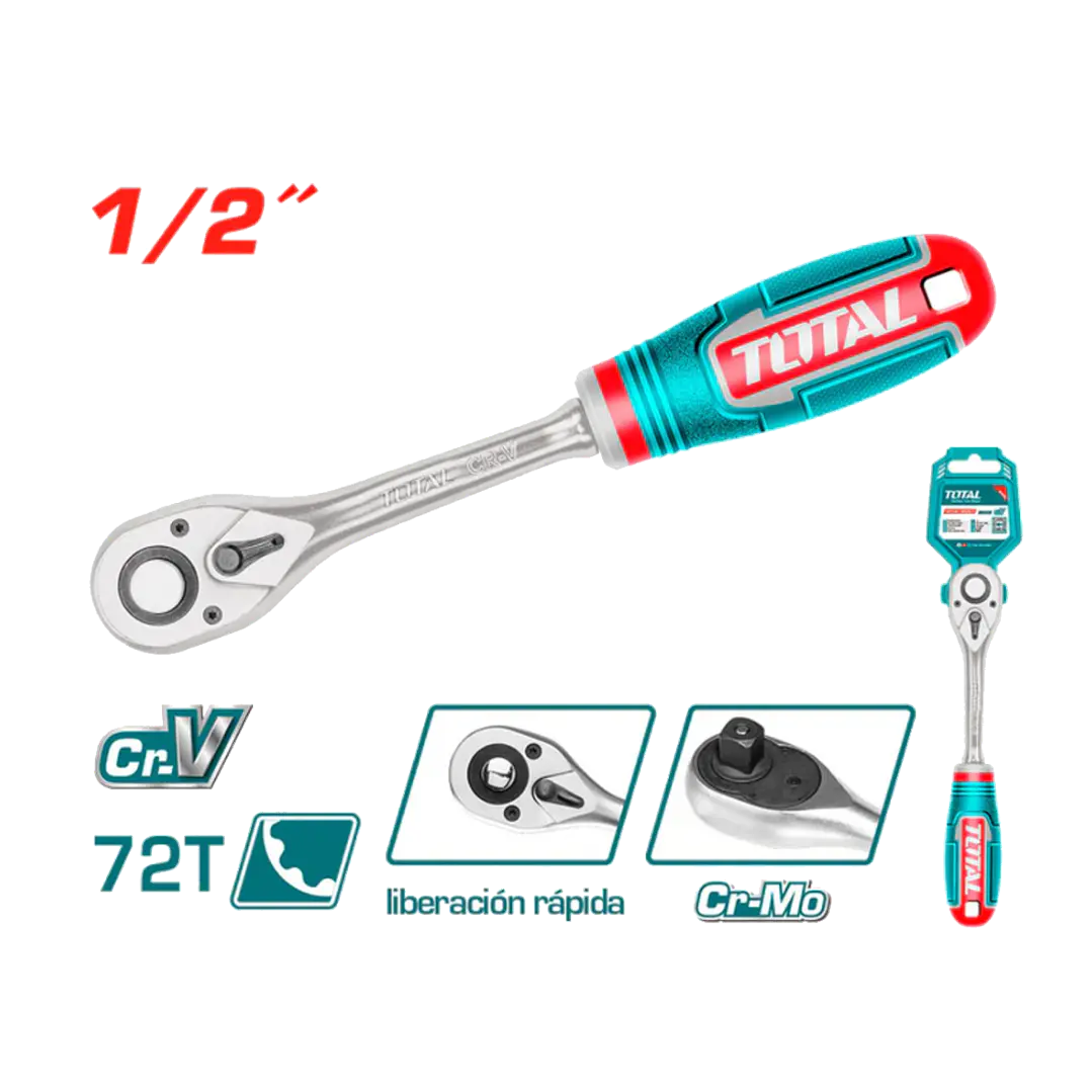 Llave Chicharra Cuadrante 1/2 Pulgadas Total Tht106126 1