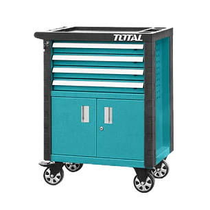Carro Caja Gabinete Metalico P/ Herramientas 4 Cajones Total