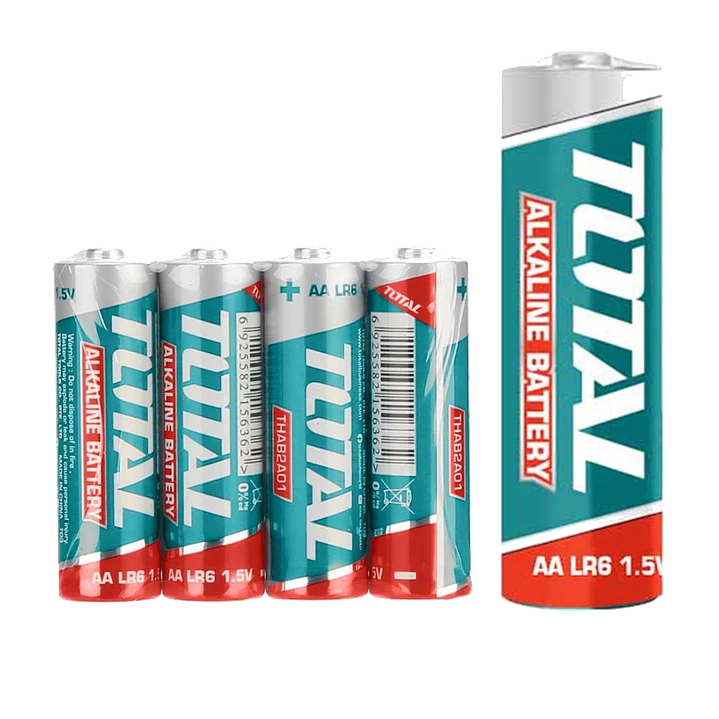 PILAS ALCALINAS AA POR 4PCS TOTAL 1
