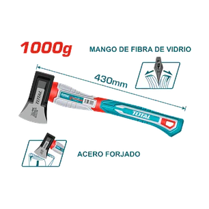 HACHA MANGO FIBRA 1000G TOTAL