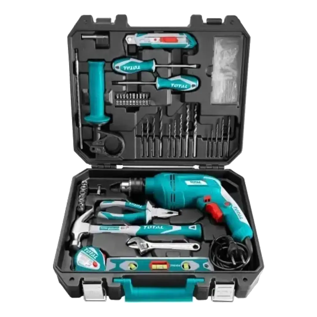SET DE HERRAMIENTAS CON TALADRO 101PCS TOTAL 1