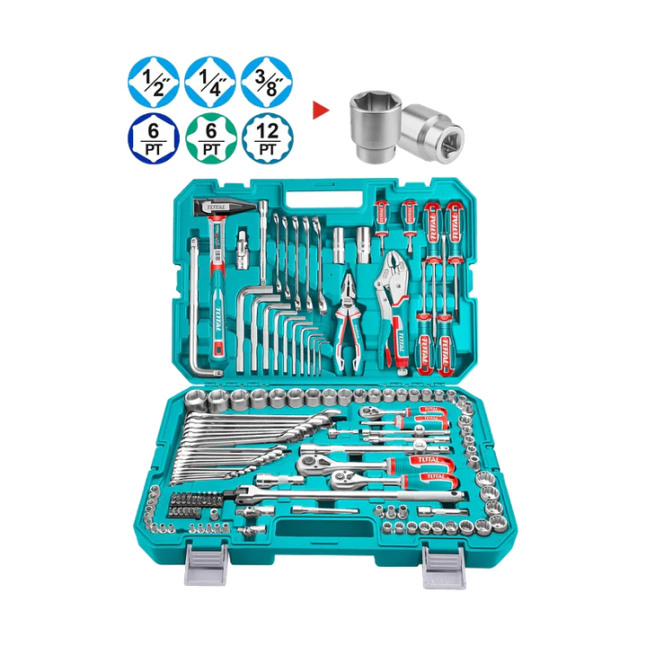 JGO HERRAMIENTAS POR 142PCS TOTAL 1