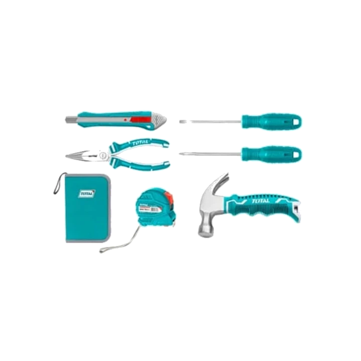 Kit Juego Herramientas Manuales 6 Piezas En Estuche Total 1
