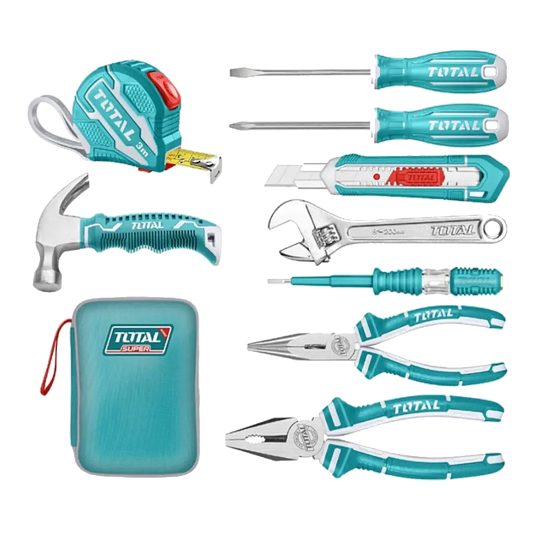 Kit Herramientas Manuales 9 Pcs Estuche Total Thkthp90097 1