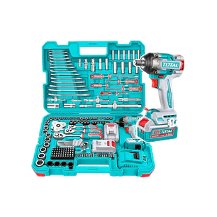 Kit Llave Impacto 20v 550nm + Herramientas 172 Piezas Total