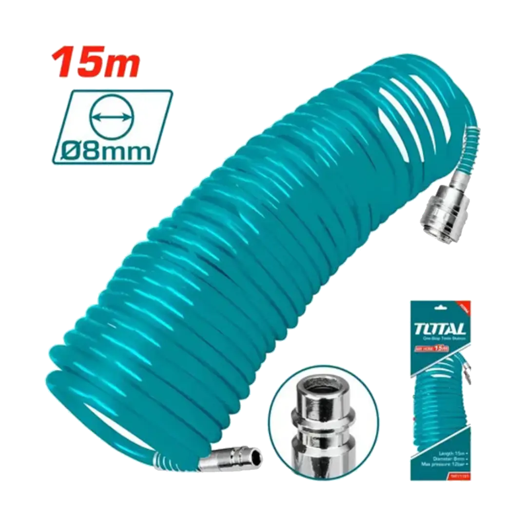 MANGUERA DE AIRE 15MT PARA COMPRESOR TOTAL 1