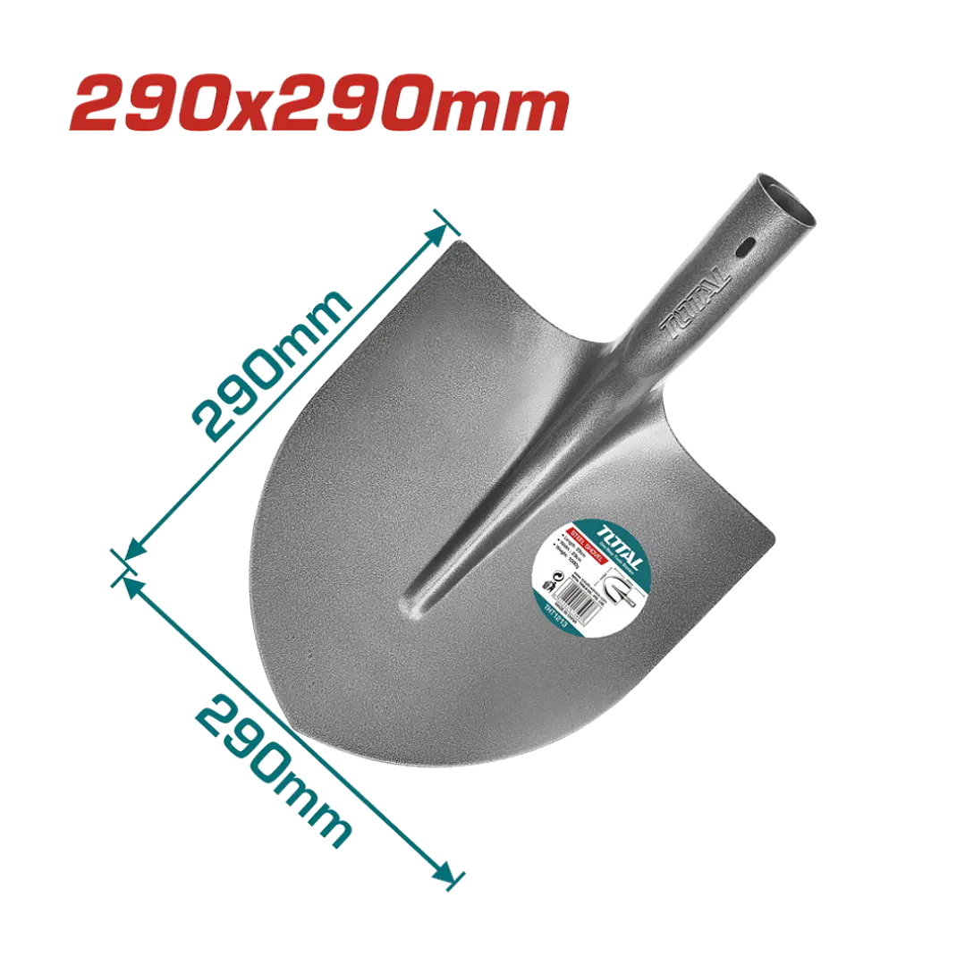 PALA PUNTA HUEVO  SIN MANGO 290MM TOTAL 1