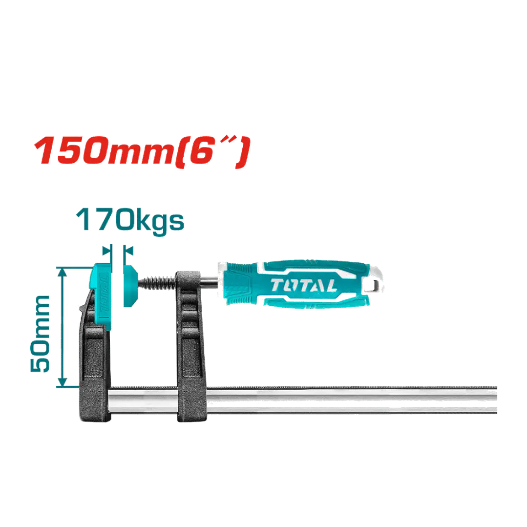 Prensa F Sargento Carpintero De 50 X 150 Mm Total 1