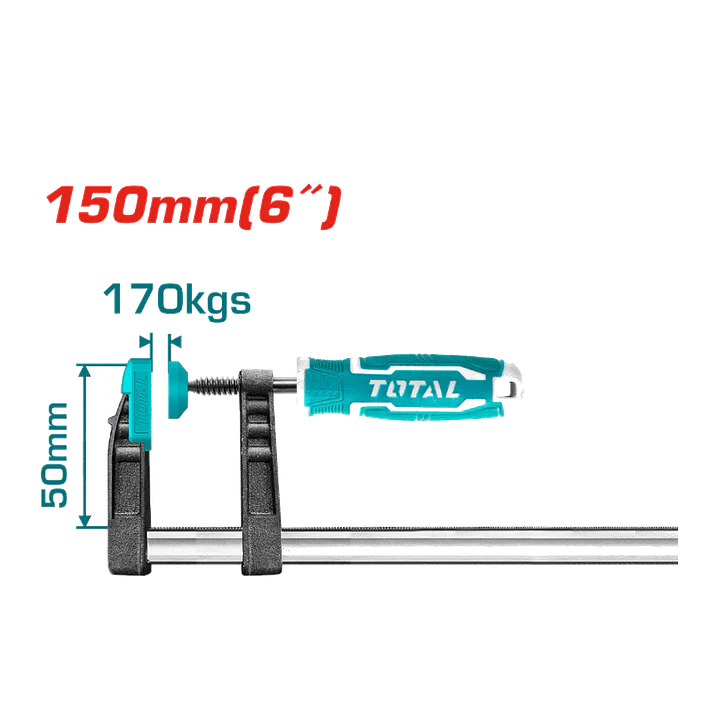 Prensa F Sargento Carpintero De 50 X 150 Mm Total 1