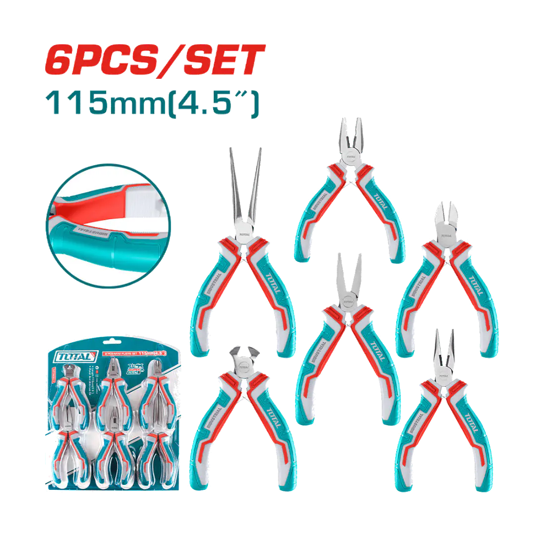 JGO MINI ALICATES POR 6PCS TOTAL 1