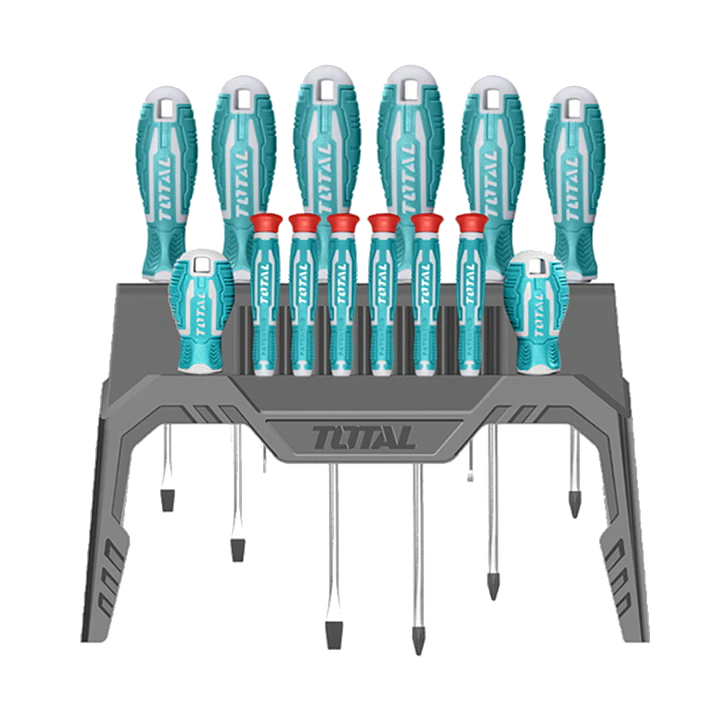 Kit Set Juego Destornilladores 14 Piezas Total Tht250614 1