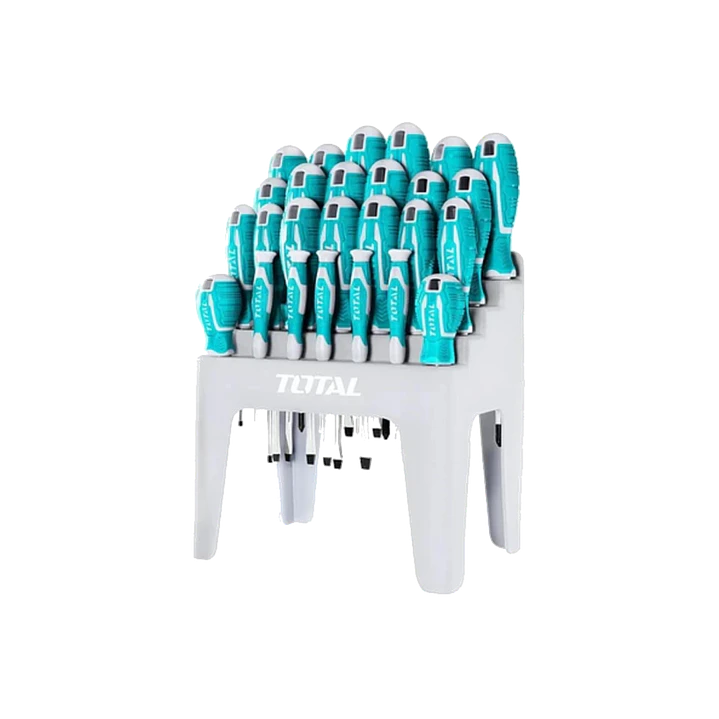 Kit Set Juego Destornilladores 26 Piezas Total Tht250626 1