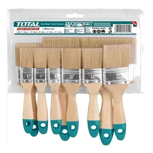 Set De Brochas Con Mango De Madera 9 Piezas Total Tht8414091