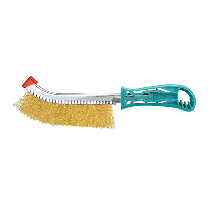 Cepillo Escobilla Alambre Rizada 250mm Total Tht92102 1