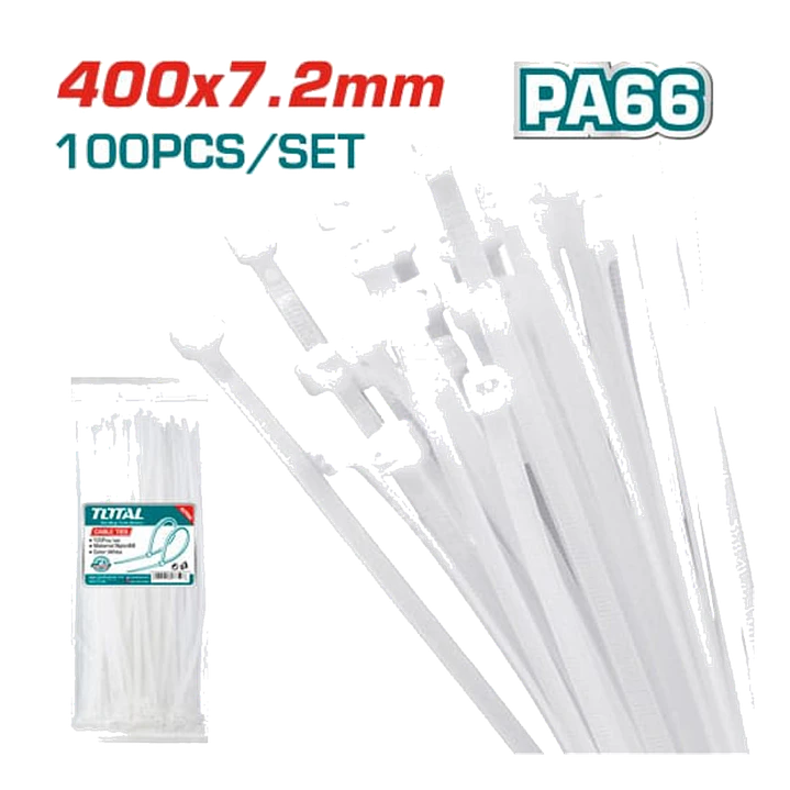 AMARRA PLASTICA 400MM X 7.2MM POR 100PCS TOTAL 1